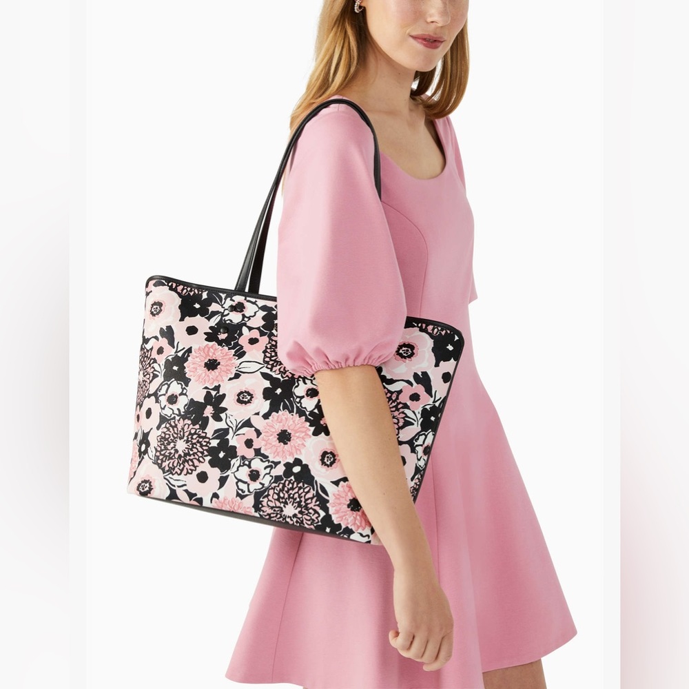 Kate Spade Dahlia Floral Tote bag in excellent condition (like new) - Picture 3 of 9